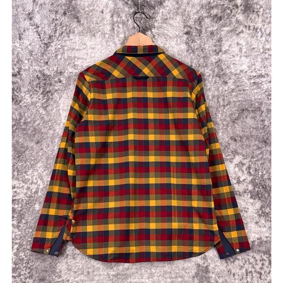 Fjallraven x Specialized Riders Flannel Shirt Medium Womens Plaid Check Cycling - Picture 3 of 9